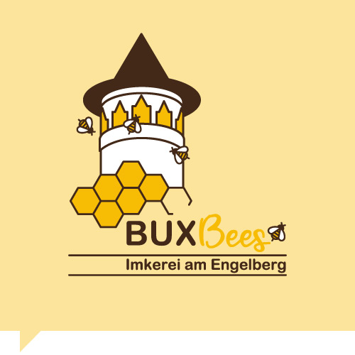 Logo design bux bees imkerei leonberg katharina heer